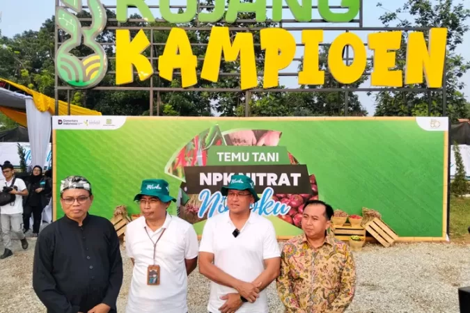 Pupuk Kujang Kembangkan Kampung Kampioen Jadi Kebun Riset Hortikultura Nasional