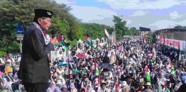 Ribuan Warga Bekasi Padati Aksi Bela Palestina Jilid II