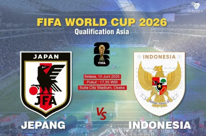 Link Live streaming Jepang Vs Indonesia