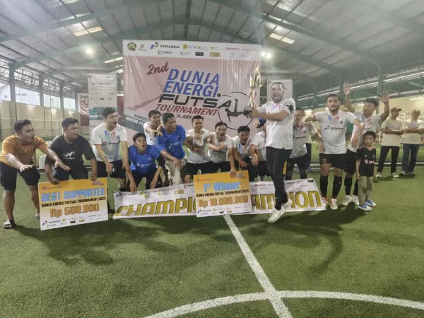 Pertamina Patra Niaga Juara Dunia Energi Futsal 2025, Rebut Piala Bergilir Menteri ESDM