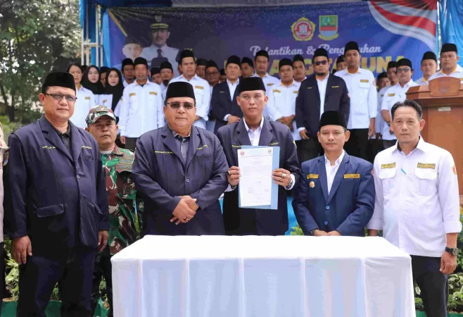 Fokus pada Pemberdayaan Pemuda, Camat Lantik Pengurus Karang Taruna Cibitung 2025–2030