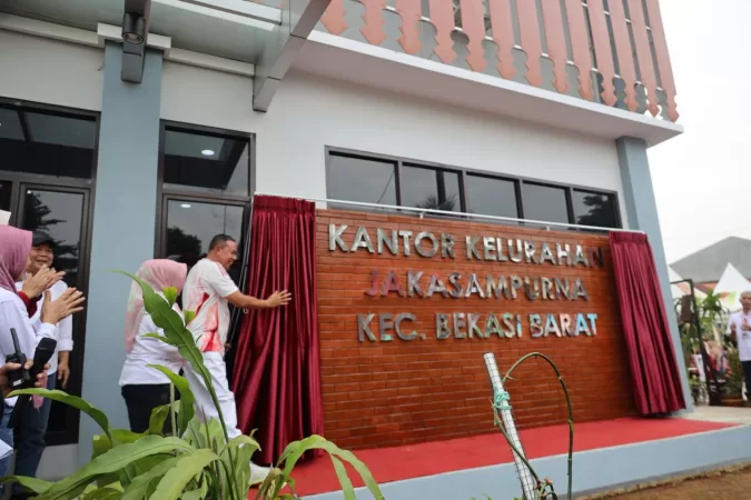 Dorong Peningkatan Pelayanan Publik, Wali Kota Bekasi Resmikan Kantor Kelurahan Jakasampurna