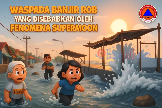 BPBD DKI Jakarta Ingatkan Potensi Banjir Rob di Pesisir 24–30 Juni 2025