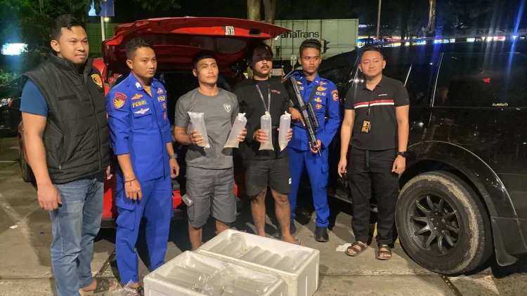 Polairud Baharkam Polri Gagalkan Penyelundupan 11.543 Benih Lobster di Sukabumi