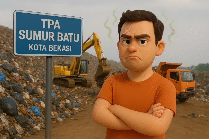 Warga keluhkan TPA Sumur Batu Kota Bekasi
