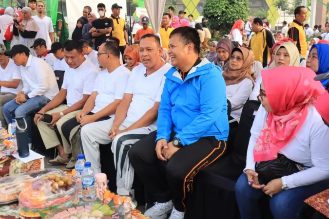 Gebyar Pelayanan Publik Polres Metro Bekasi Kota Meriahkan Car Free Day, Disambut Antusias Warga