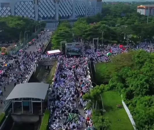 Ribuan Warga Bekasi Padati Aksi Bela Palestina Jilid II
