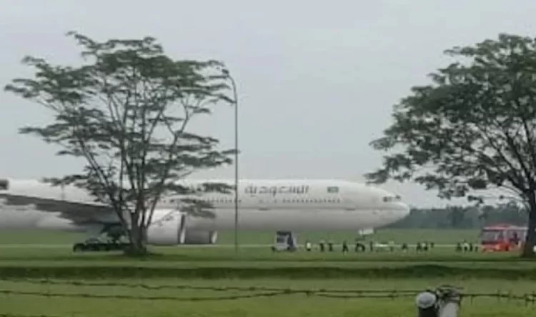 Pesawat Saudia Airlines Mendarat Darurat di Kualanamu Akibat Ancaman Bom