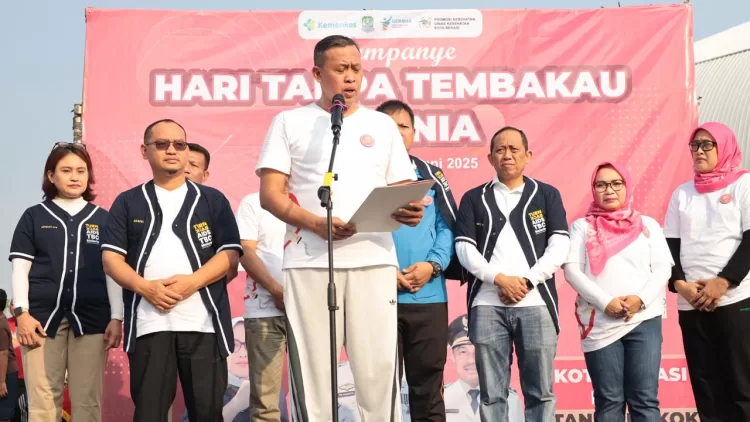 Peringati Hari Tanpa Tembakau, Wali Kota Bekasi Ajak Warga Tinggalkan Rokok