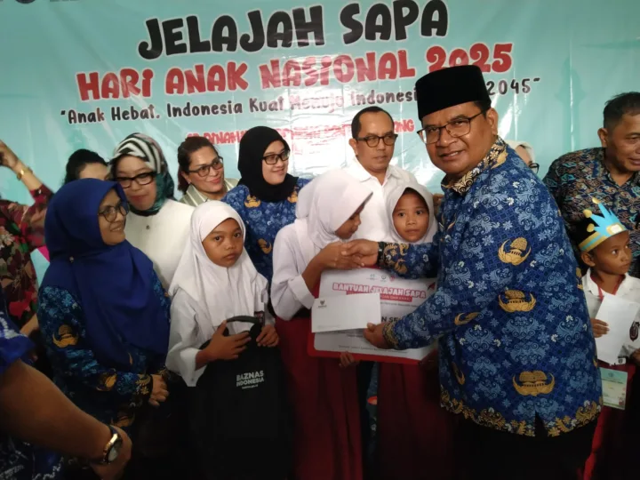 Hari Anak Nasional 2025, Menteri PPPA Kunjungi SD Dinamika Indonesia di TPST Bantargebang