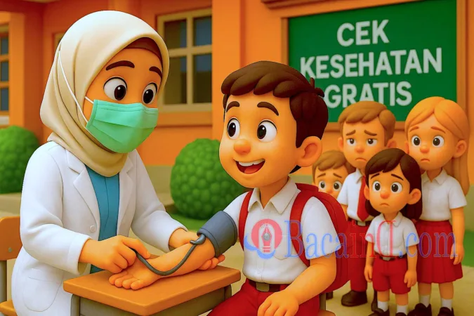 Cegah Penyakit Sejak Dini, Pemkab Bekasi Percepat Pemeriksaan Kesehatan Gratis di Sekolah
