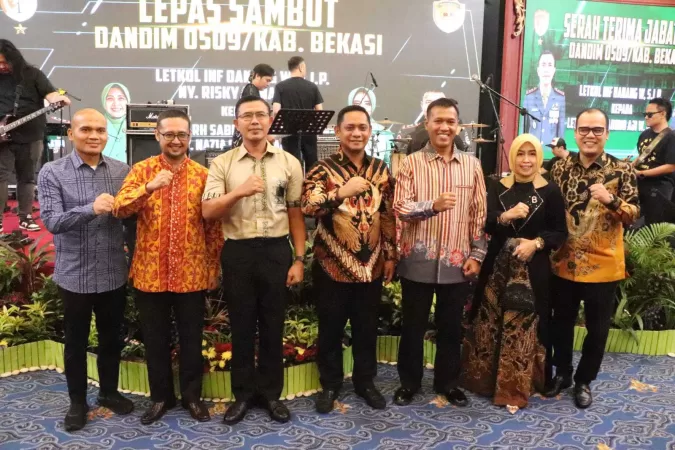 Hadiri Lepas Sambut Dandim 0509, Begini Kata Wabup Bekasi