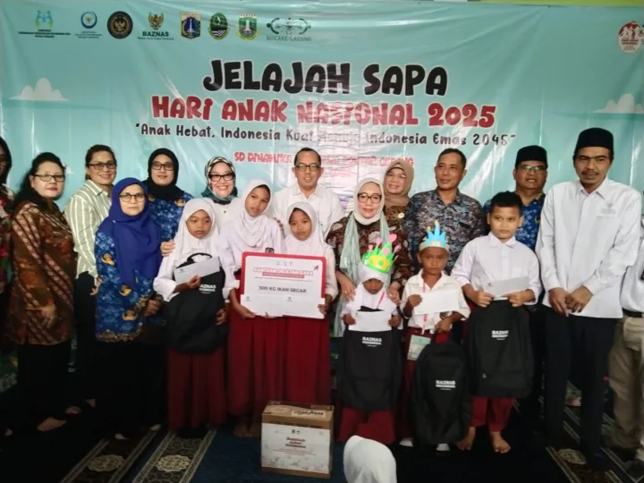 Hari Anak Nasional 2025, Menteri PPPA Kunjungi SD Dinamika Indonesia di TPST Bantargebang