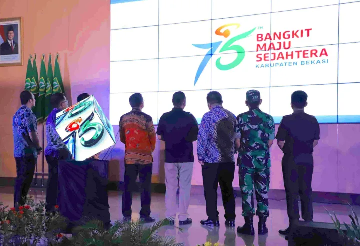 Logo HUT ke-75 Kabupaten Bekasi Resmi Diluncurkan, Usung Semangat Bangkit, Maju, dan Sejahtera