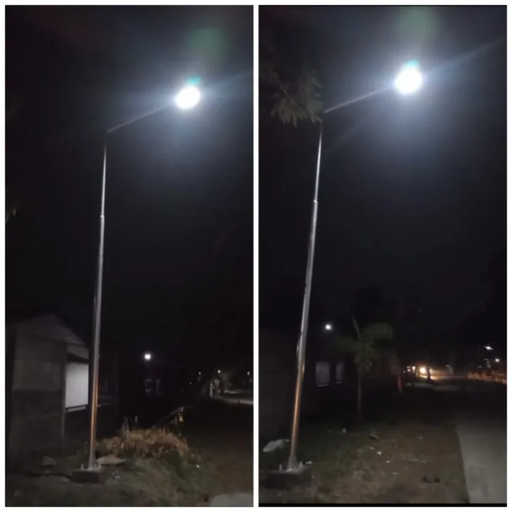 Tingkatkan Keselamatan Warga, PT TFJ Pasuruan Plant 2 Gelar CSR Penerangan Jalan Utama 1 Kondisi Lampu Sudah Terpasang
