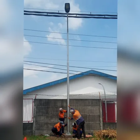PT TFJ Pasuruan Plant 2 Bangun Penerangan Jalan (BM)