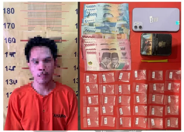 Pelaku insert barang bukti diamankan Polisi (hms)