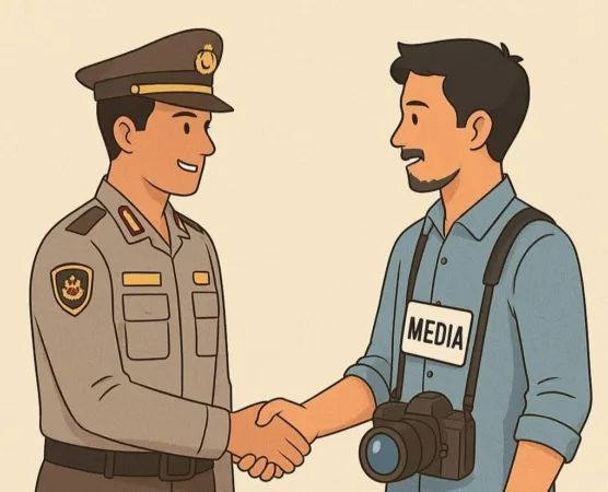 Anggota Unit Harda Polres Metro Bekasi Kota berinisial SR menyampaikan klarifikasi sekaligus menggunakan hak jawab terkait pemberitaan dugaan ucapan tidak patut yang sebelumnya disampaikan Team 11 ABK & Partner’s dalam penanganan perkara pertanahan.