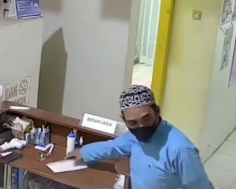 Pelaku pencurian Handphone di Rumah Bidan (Srenschoot)