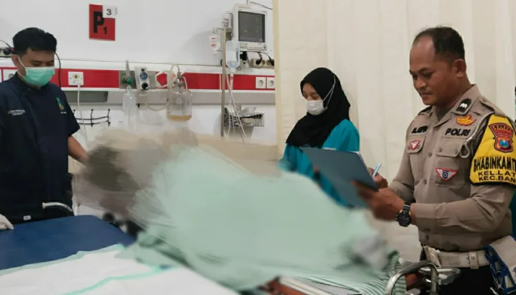 Korban saat dirawat di RSUD Bangil (hms)