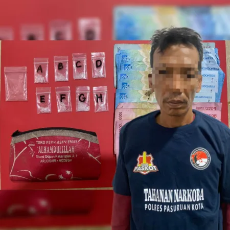 L-Y dan barang bukti diamankan Polisi (hms)