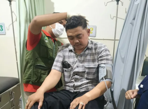 Korban Rifqi saat menjalani perawatan medis (istimewa)