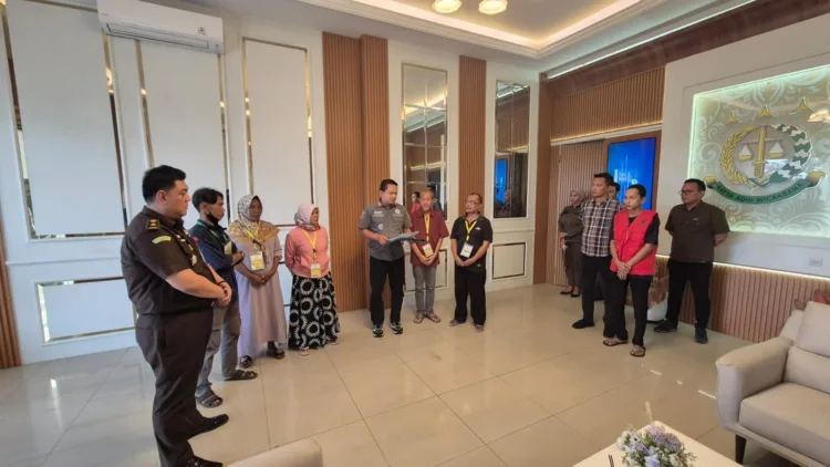 Suasana Kajari Pasuruan bacakan RJ (Doc Kajari Sebelumnya)