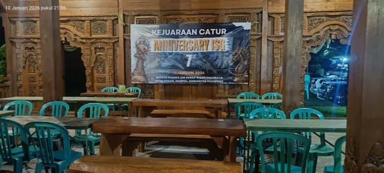 Tempat lomba Catur HUT ISG di Pemandian Wong Pulungan (BM)
