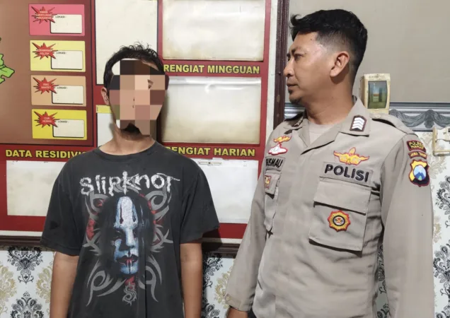 FAA pelaku pencurian diamankan di Polsek Purwosari (BM)