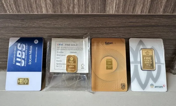 Harga Emas Pegadaian Hari Ini, Jumat 16 Januari 2026: Galeri24 Stabil, UBS Turun Rp10 Ribu