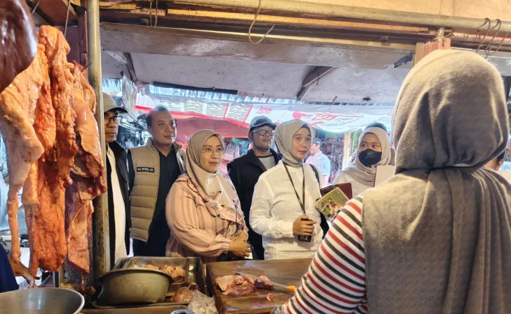 Bapanas, Polisi bersama Dinas Terkait tinjau harga Daging (BM)