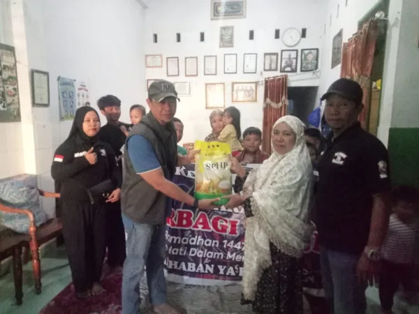 Keluarga Besar Relawan 76 kembali menunjukkan kepeduliannya di bulan suci Ramadan 1447 H. Minggu (1/3/2026).