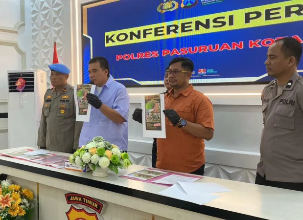 Kasat Reskrim saat sampaikan hasil Otopsi mayat Perempuan (BM)