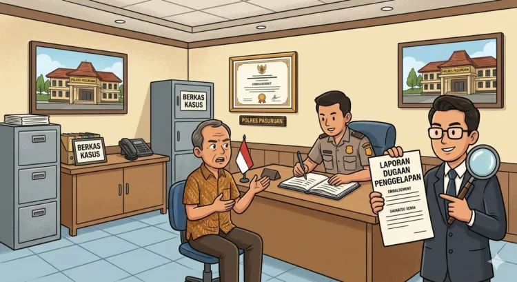 Ilustrasi AI pelaporan