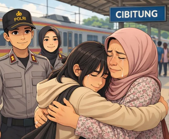 Remaja Putri di Bekasi Ini Ditemukan Selamat di Stasiun Cibitung Usai Hilang Selama 13 Hari