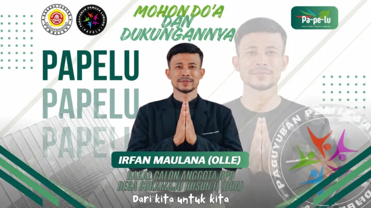 Irfan Maulana yang akrab disapa Olle menyatakan komitmennya untuk bergabung sebagai anggota Badan Permusyawaratan Desa (BPD) di Desa Sukamaju Dusun II, Kecamatan Tambelang, Kabupaten Bekasi.