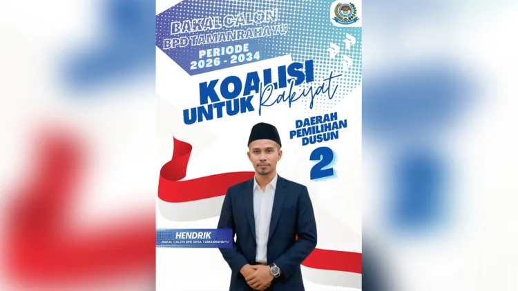 Maju di Pemilihan BPD Taman Rahayu, Hendrik: Siap Bawa Perubahan dan Jadi Jembatan Aspirasi Warga
