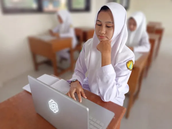Integrasi Kecerdasan Buatan dalam pembelajaran (Ilustrasi)