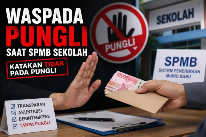 Aktivis sosial kemanusiaan, Frits Saikat, mengimbau masyarakat, khususnya para orang tua calon peserta didik, agar lebih waspada dan kritis dalam mengikuti proses Seleksi Penerimaan Murid Baru (SPMB) tahun 2026 pada jenjang Sekolah Dasar (SD), Sekolah Menengah Pertama (SMP), hingga Sekolah Menengah Atas (SMA).