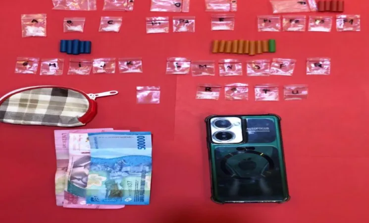 Puluhan klip sabu siap edar disita dari tangan E-K (hms)