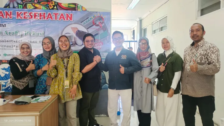 Dalam rangka memeriahkan peringatan Hari Pers Nasional (HPN) Bekasi Raya 2026 yang mengusung tema "Pers Bersatu Bekasi Raya Maju", Rumah Sakit Citra Arafiq turut berpartisipasi dengan menyediakan layanan cek kesehatan gratis bagi masyarakat dan insan pers.