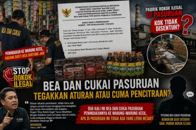 Ilustrasi AI Saat penindakan (AI)