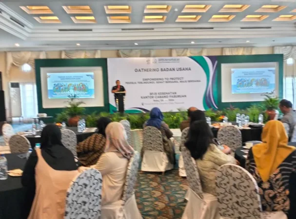 Suasana Gatering BPJS Kesehatan Kabupaten Pasuruan (ist)