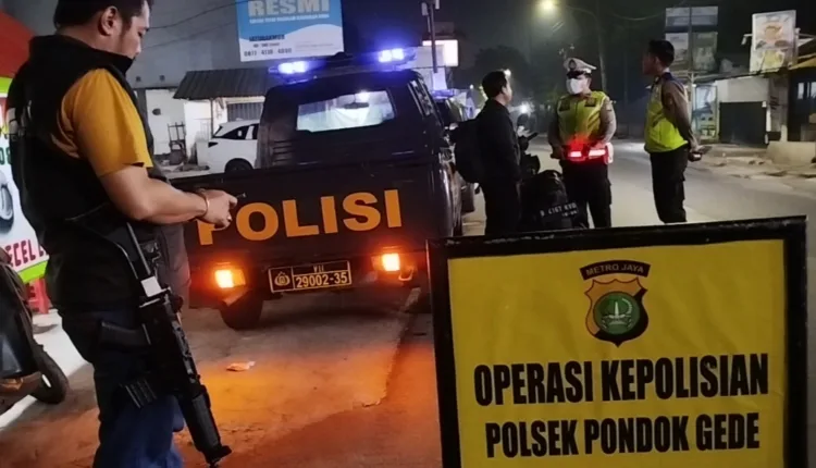 Polsek Pondok Gede Perketat Patroli Malam, Sikat 3C dan Balap Liar