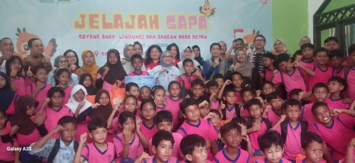 Peringati Hari Anak Nasional ke-42, Menteri PPPA Sambangi SD Dinamika Indonesia Bantar Gebang 1 1000062704
