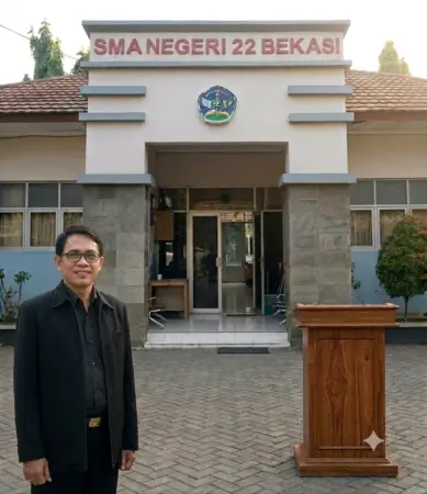 Gedung SMAN 22 Bekasi Insert Ketua Aing (AI)