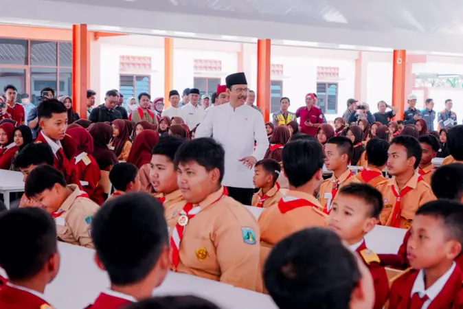 Open House Sekolah Rakyat Pasuruan, Mensos Ajak Orang Tua Bangun Kemandirian Ekonomi