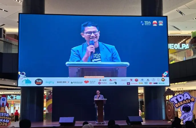 Komunitas Tangan Di Atas (TDA) Entrepreneur Community Bekasi menggelar Pesta Wirausaha 2026 di Pakuwon Mall Bekasi, Jumat (31/7/2026).