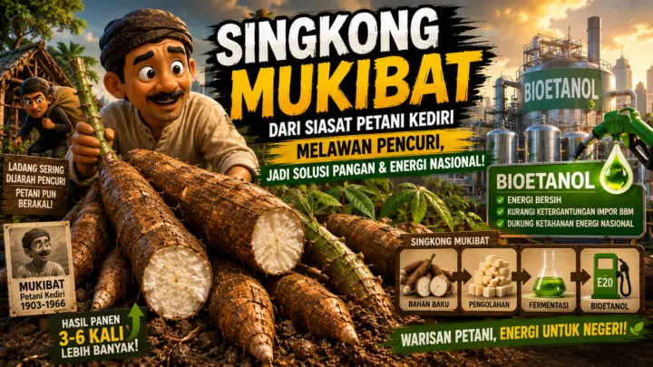 Sejarah Tentang Singkong Mukibat, Dari Siasat Petani Kediri Melawan Pencuri 1 Sejarah Tentang Singkong Mukibat, Dari Siasat Petani Kediri Melawan Pencuri