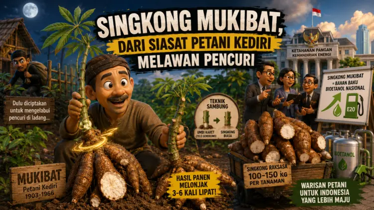 Sejarah Tentang Singkong Mukibat, Dari Siasat Petani Kediri Melawan Pencuri
